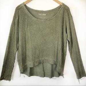Tyler Jacobs Feel The Piece oversized knit top